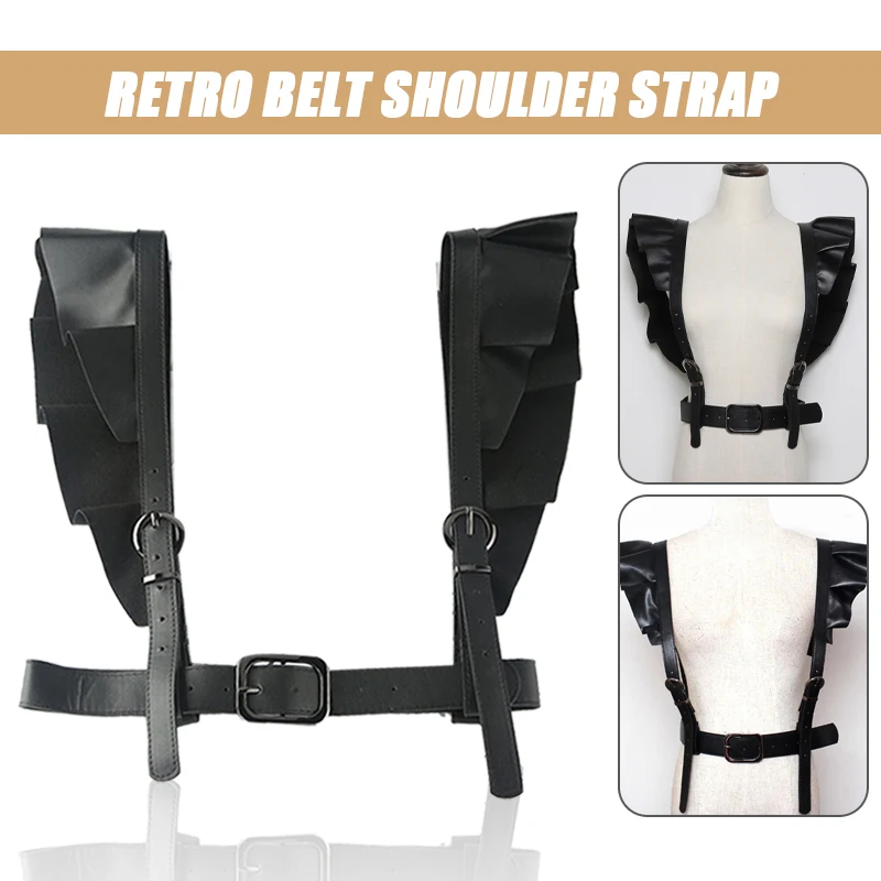Ретро женский бондаж из искусственной кожи сексуальный ремень в стиле панк