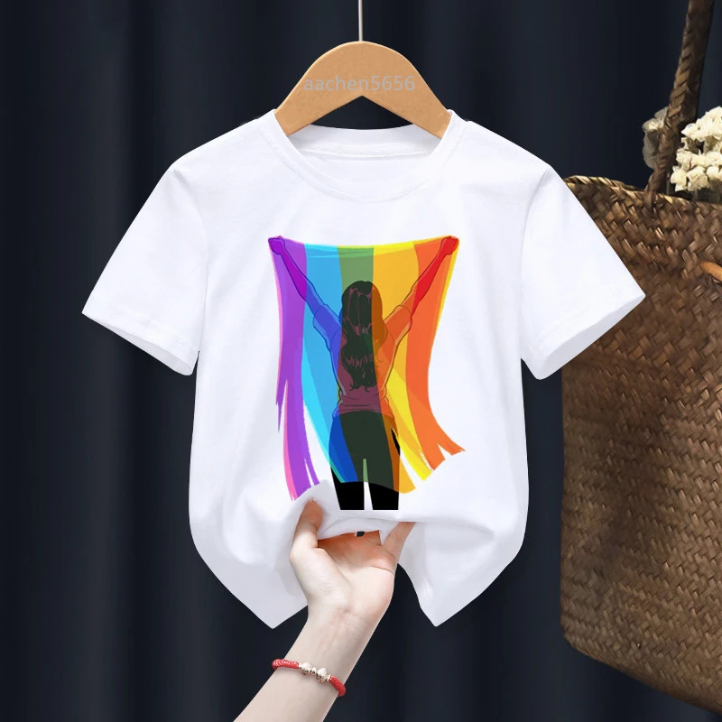 Pride Funny Boy Girl T-shirts Kid Children Anime Gift Present Little Baby Harajuku Summer Clothes