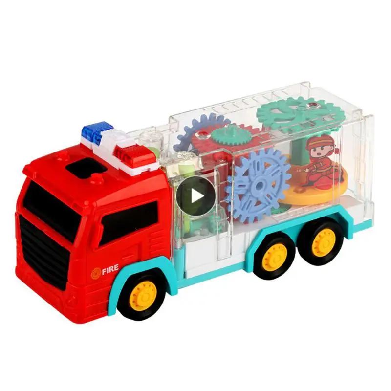 

Somatosensory Remote Control Fire Toy Car Colorful Package Cool Lights Children's Toys Parent-child Interaction Model Toy