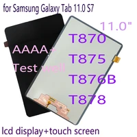 aaa lcd for samsung galaxy tab 11 0 s7 t870 lcd touch screen digitizer assembly for samsung sm t870 t875 t876b t878 lcd display