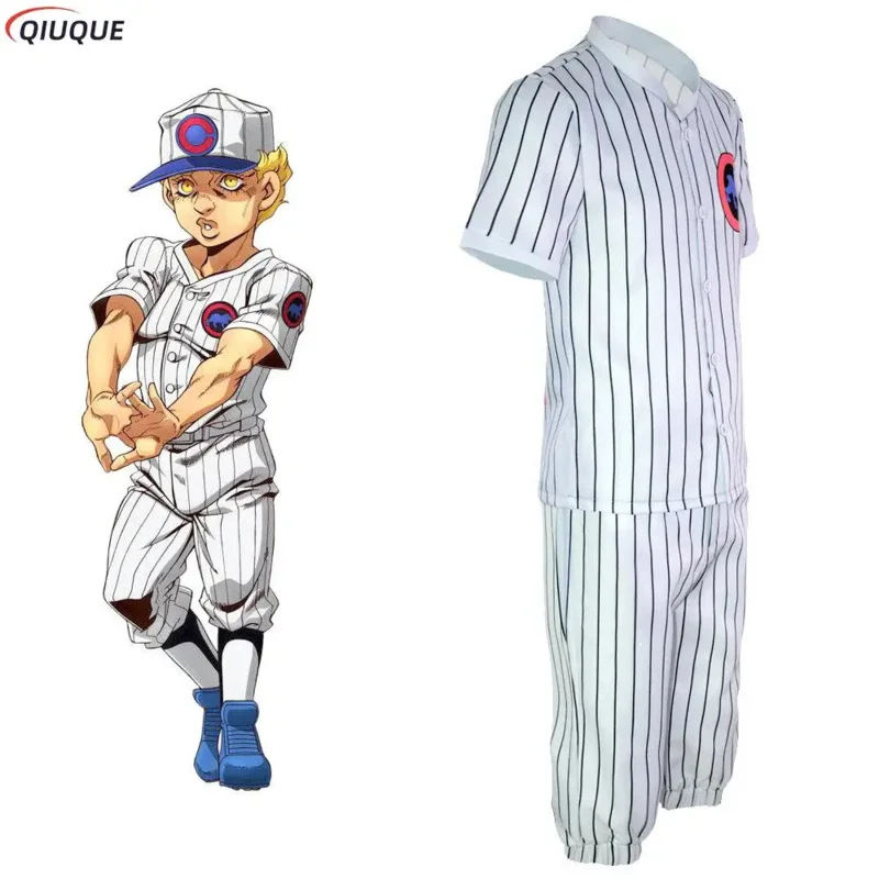 Костюм для косплея Невероятные приключения Джоджо унисекс карнавальный костюм