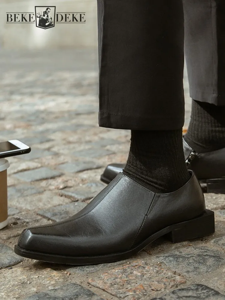 Genuine Leather Fashion Shoes Men 