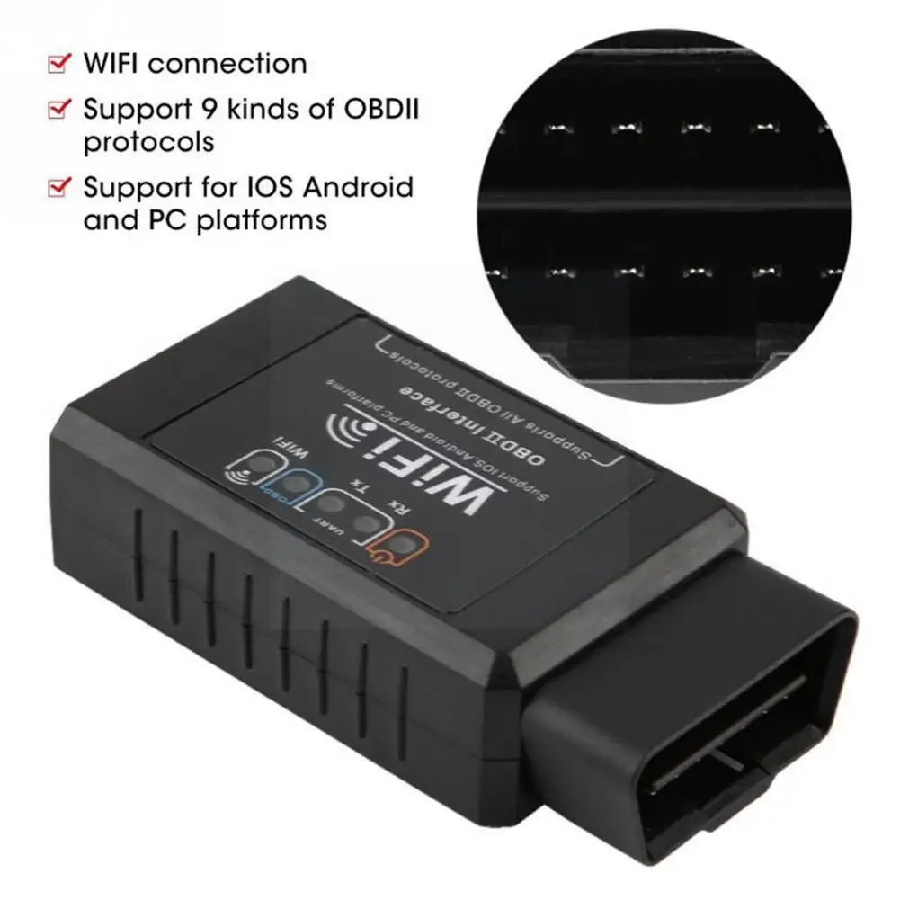 Elm327 Wifi Obd2 Scanner For Ios/android Car Code Reader Elm-327 Wi-fi V 1.5 Wi Fi Elm 327 Obd 2 Auto Diagnostic Tools V1.5 Z5v5