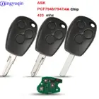 Пульт дистанционного управления jingyuqin PCF7946pcf79474A чип 434 МГц для Renault Trafic Vivaro Primastar Movano