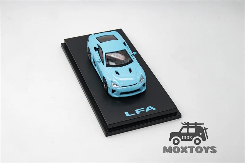 CM МОДЕЛЬ 1:64 LFA BabyBlue Литая под давлением модель автомобиля