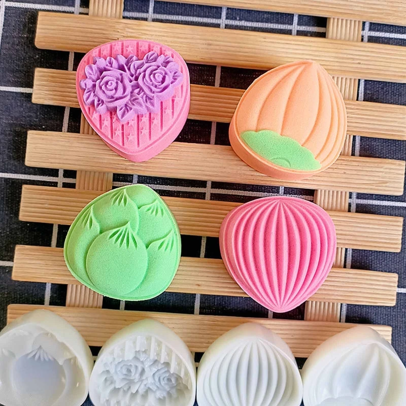 Штамп для печенья Набор форм торта в форме Луны с режимом узора Бомбочки ванной