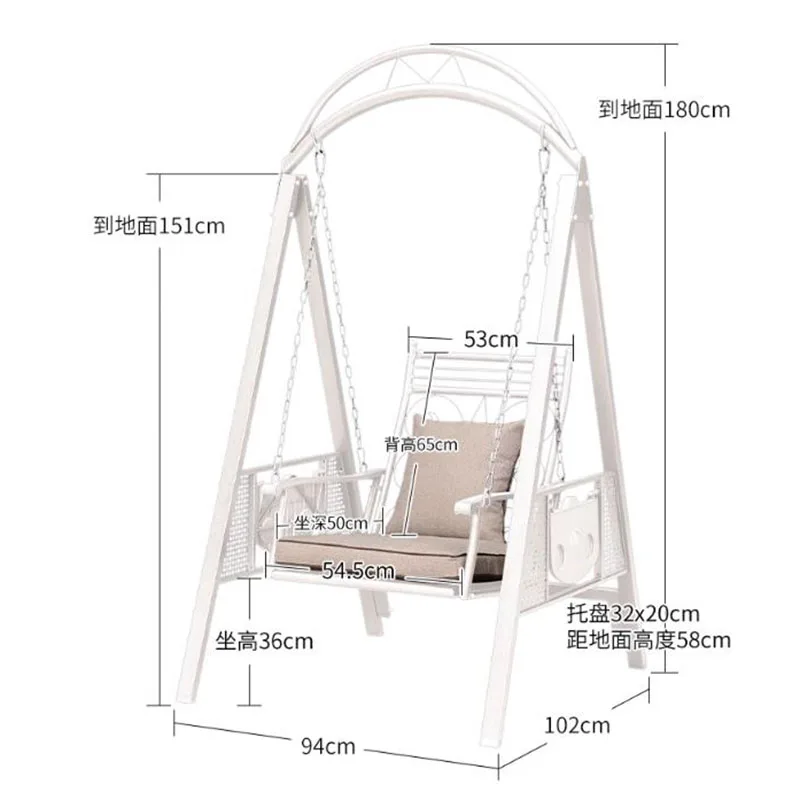 Расслабляющий подвесной стул качели для патио шезлонги террасы уличный сад