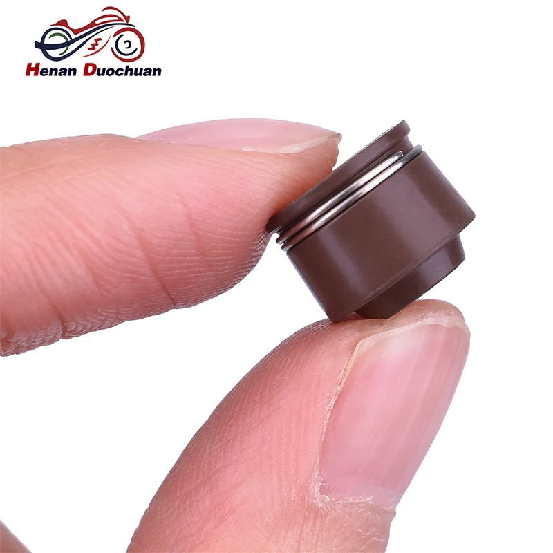 5 шт. 4 мм Уплотнение стержня клапана двигателя мотоцикла для Honda VFR400 NC30 VFR30 VFR 400 Yamaha