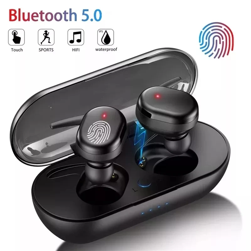 

Y30 TWS Bluetooth 5.0 Wireless Stereo Earphones Earbuds In-ear Noise Reduction Waterproof Headphone for Smart Phone Android IOS