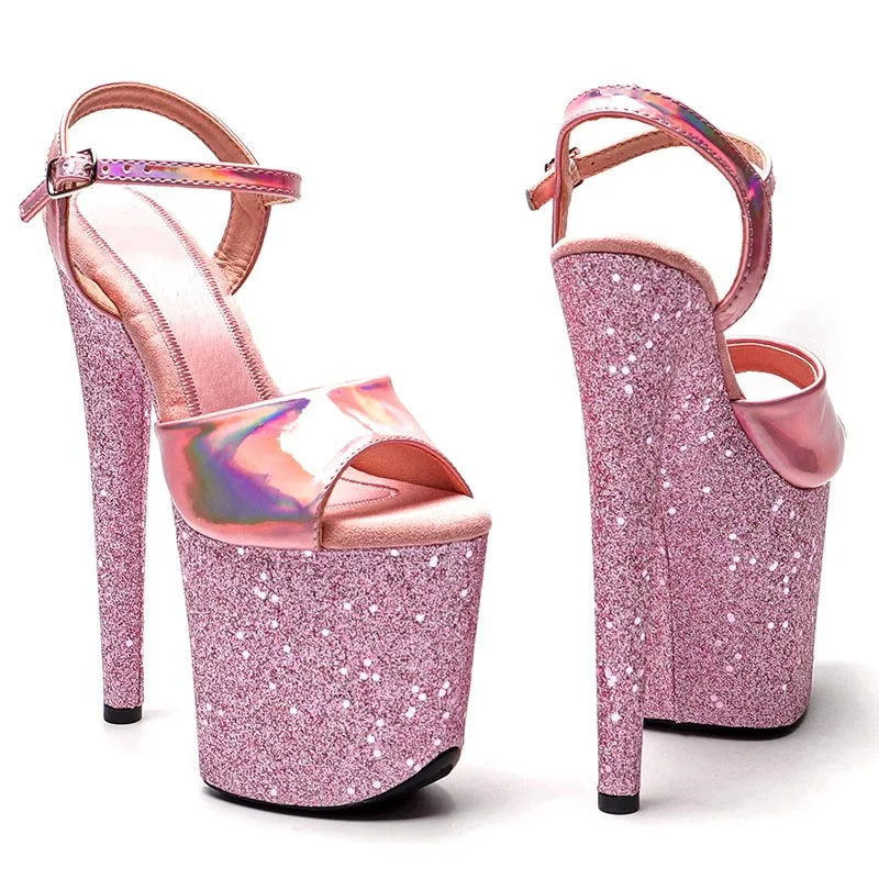 Женские новые сандалии из искусственной кожи 20 см/8 дюймов пикантные