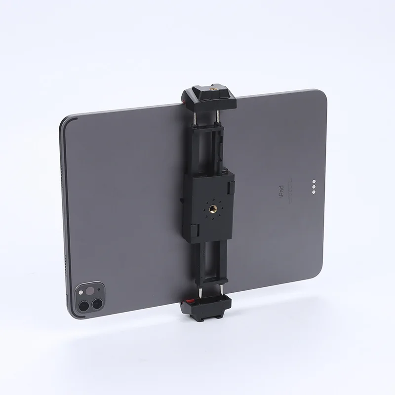 Universal Phone Tablet Clip Multifunctional Cellphone Holder Tripod With 1/4 Screw Adapter for iPad 12.9 Inch Microphone images - 6