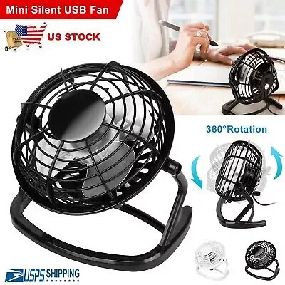 New in USB Desk Fan Super Quiet Home Office  Computer Air Cooler home appliance Generator humidifier Fan diffuser