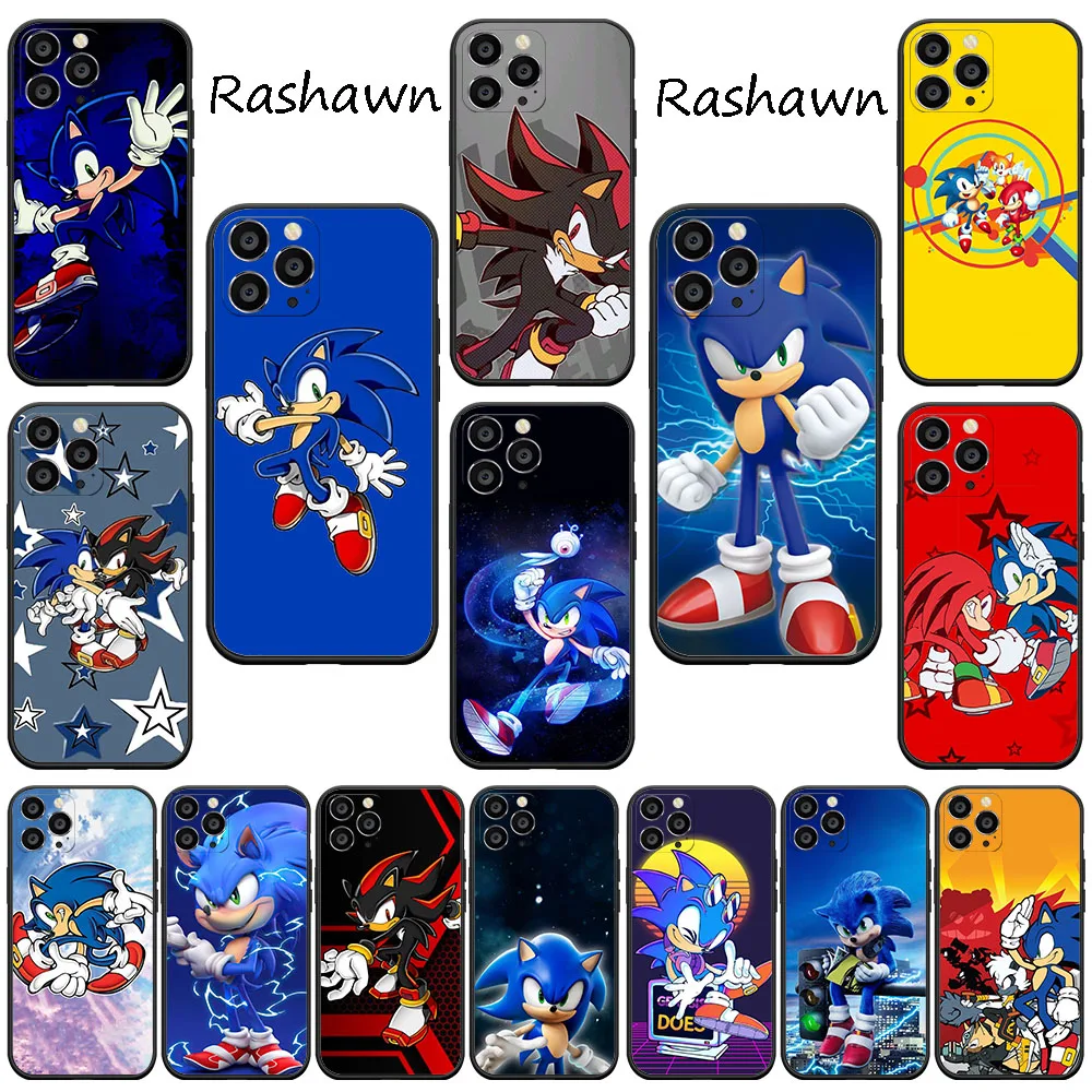 PK-13 Мультфильм S-Sonic Гибкая фотосессия для OPPO A5S A7 A74 A93 A77S A72 A1 A83 A85 A15 A15S A54S F15 F11 F7 A76