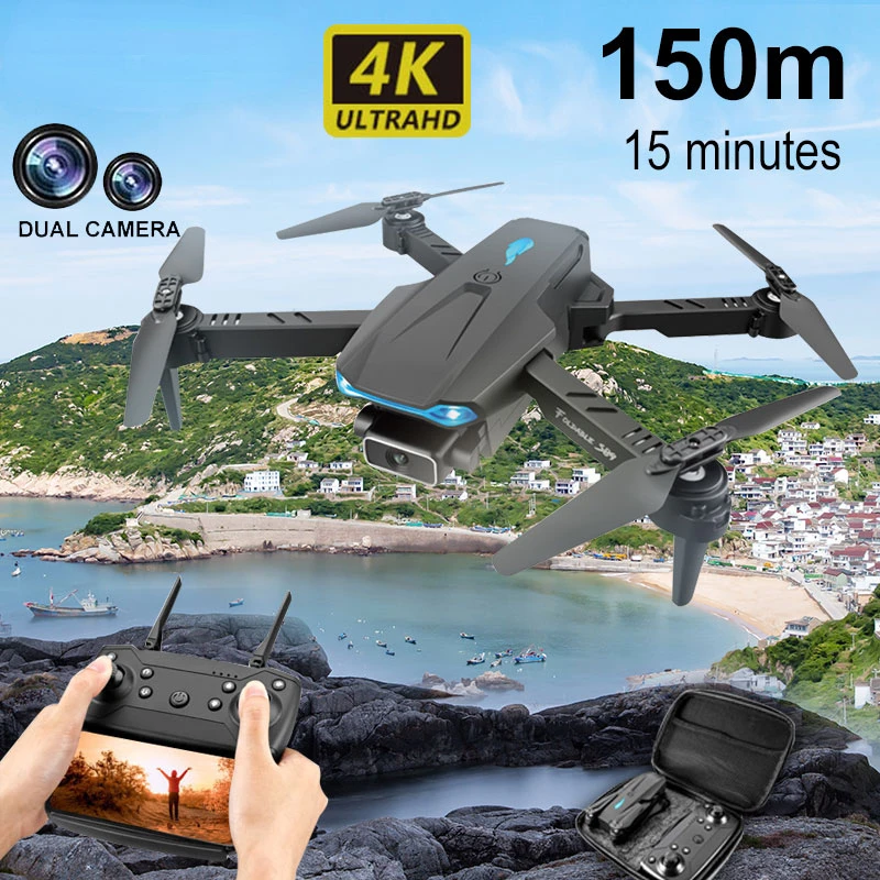 

Новый профессиональный мини-Дрон 4k HD Двойная камера Wi-Fi Fpv дроны сохранение высоты радиоуправляемые вертолеты Квадрокоптеры игрушки