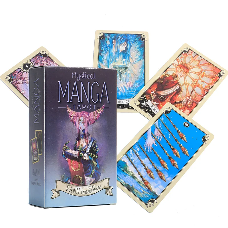 

2022 New Mystic Comics 12*7 Mystical Manga Tarot Tarot Oracle Card Board Game Card Spot Playing Cards