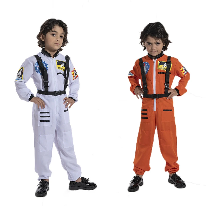 

Children's Performance Suit Astronaut Space Suit Party Stage Drama Pilot Cos Suit