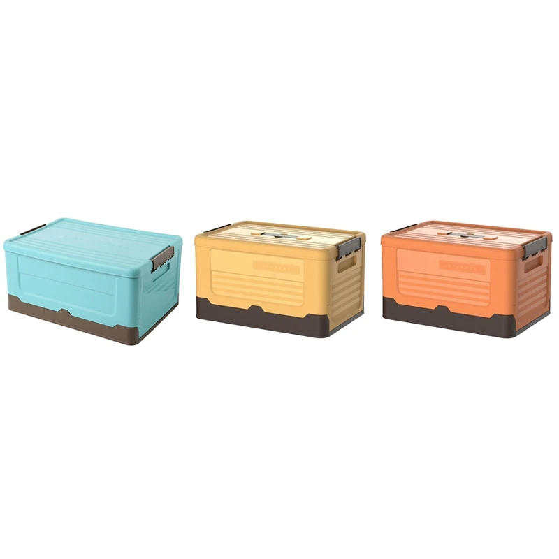 

Складной ящик для хранения одежды, коробка для хранения игрушек, книг, пластиковый ящик для инструментов, багажник автомобиля, для путешест...