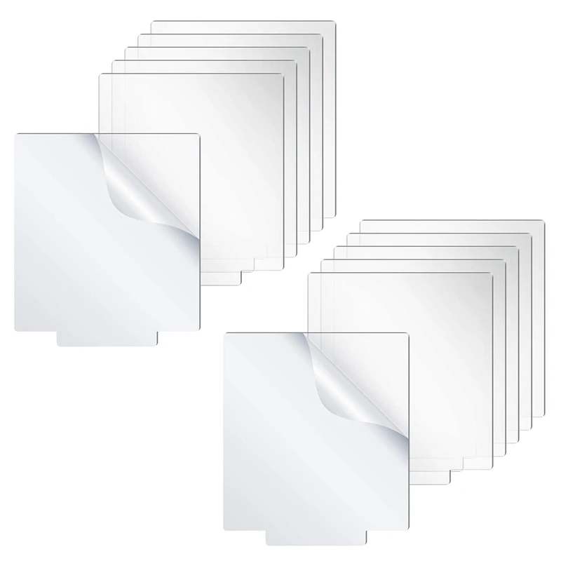 

Acrylic Sheet Clear Cast For LED Light Base Table Signs DIY Display Projects Craft LED Lights For Projects 12 Pieces