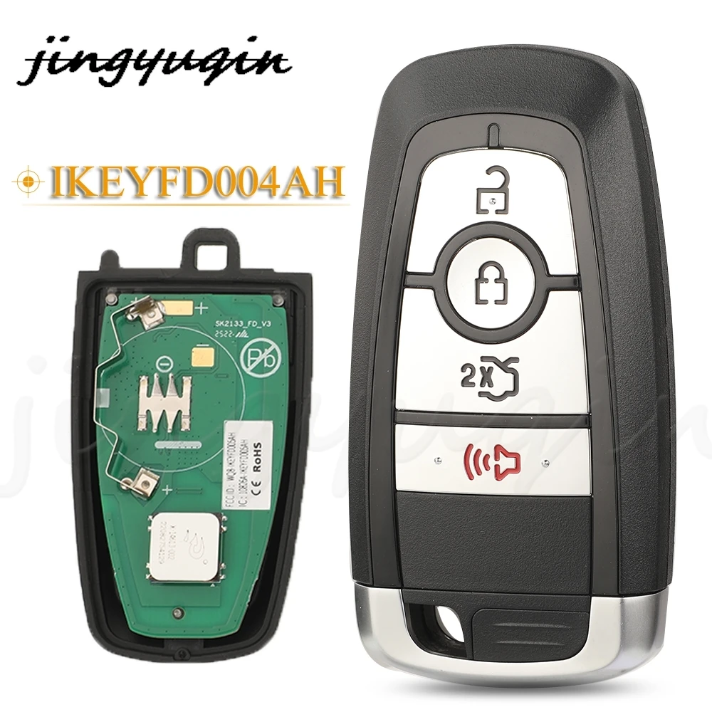 Универсальный Дистанционный Автомобильный Брелок 4BTN Autel Ikeyfd004ah Совместимый С Ford