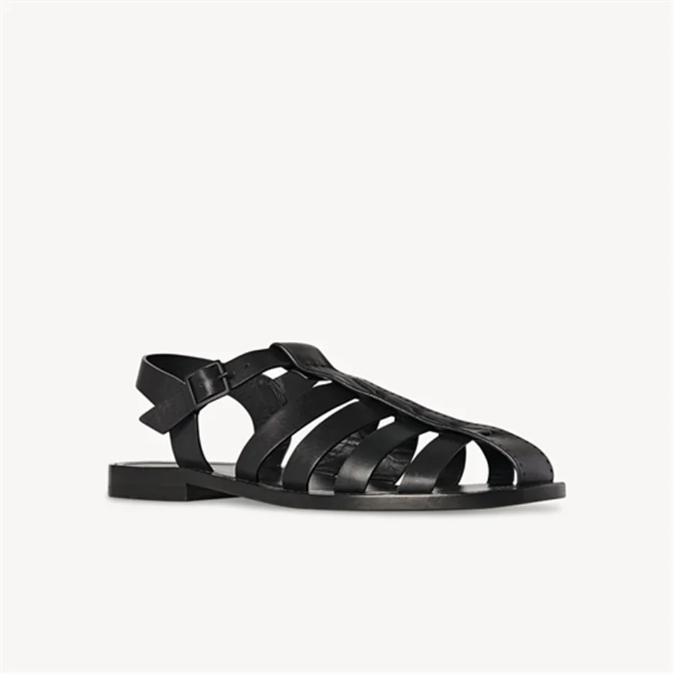 Женские туфли из натуральной кожи в стиле ретро 2024