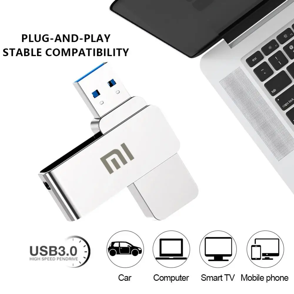 USB-флеш-накопитель Xiaomi 32-64 ТБ USB 3 0 металлический