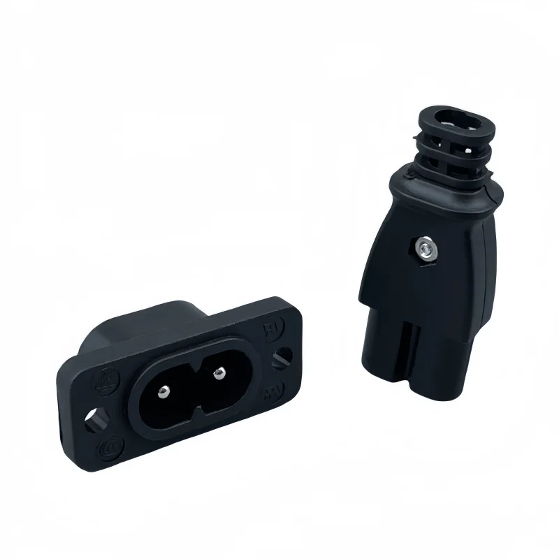 1 шт. C8 штекерная розетка C7 розетка встроенный электрический разъем 35 мм * 15 мм переменного тока 2,5 А 5 А 250 В