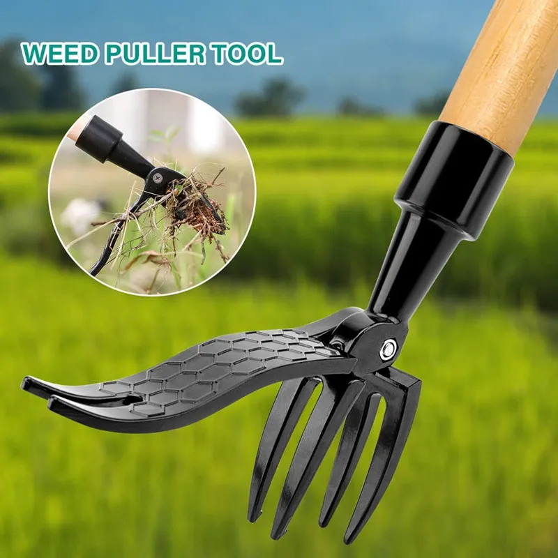 

Shovel Weeding Remover Root Vertical Manual Weeder Lawn Head Weeding Weed Metal Puller Puller Grass Garden Digging Standing