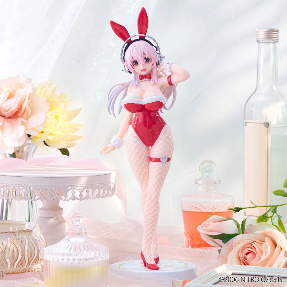 Фото Оригинальные FuRyu BiCute Bunnies SUPER SONICO ПВХ аниме фигурки экшн-фигурки модель игрушки подарок №3