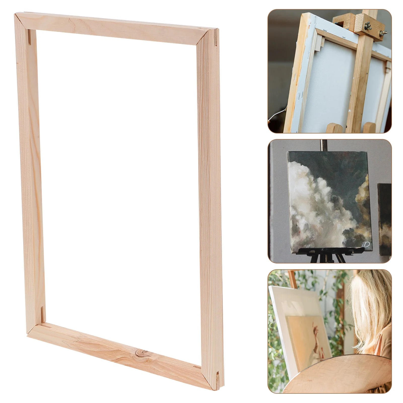 

Frame Canvas Stretcher Bars Painting Wooden Wood Frames Picture Photo Oil Diy Stretching Rustic Metal Kit Wall Fabric Set