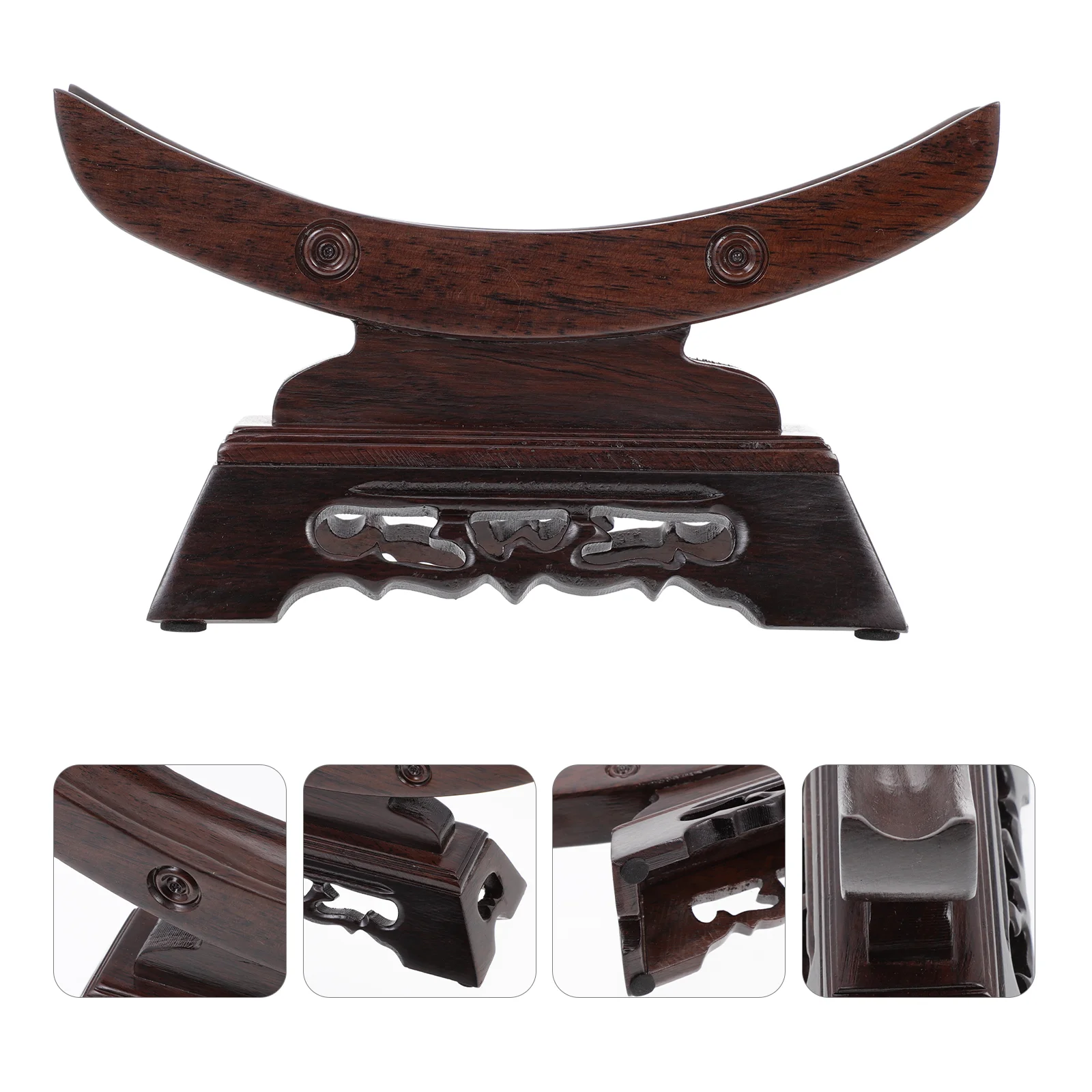 

Stand Samurai Display Katana Rack Decorative Hanger Bracket Desktop Wooden Wakizashi Table Holder Holde Home Household Wood