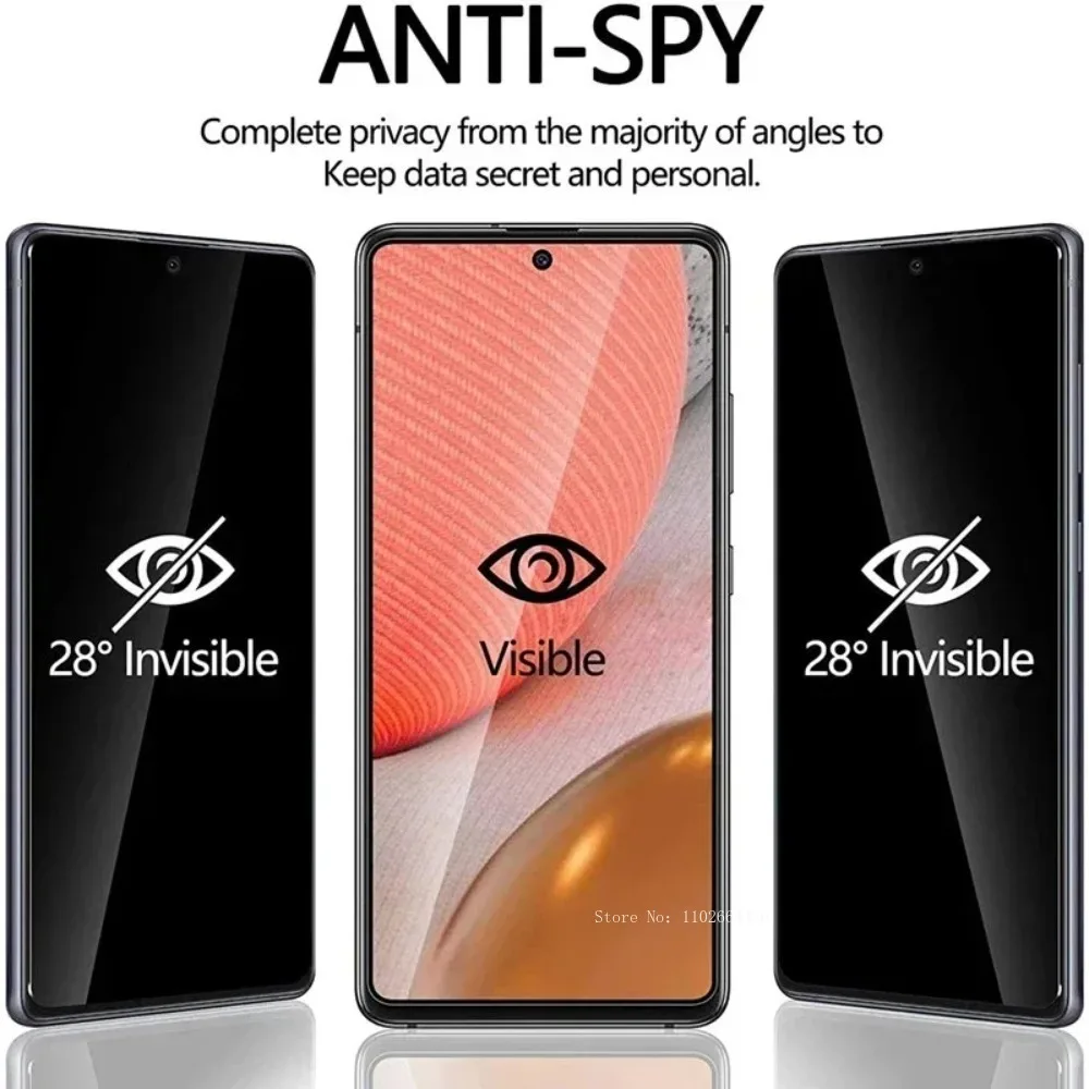 Фото 3 шт. Защитные пленки для экрана для OPPO A79 A83 A85 Power Anti-Spy Protective for OPPO A91 92S 98(5G) 94 96 97 закаленное стекло №2