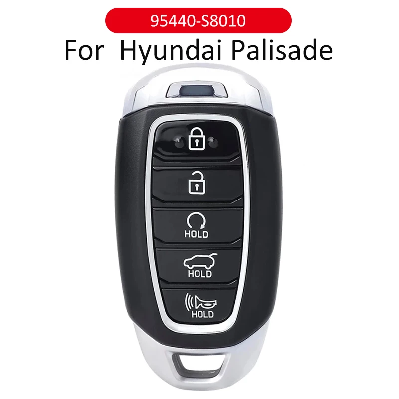 

DIYKEY 95440-S8010 95440-S8400 для Hyundai Palisade 2019 2020 2021 2022 умный дистанционный ключ без ключа Go 5 кнопочный брелок 433 МГц ID47
