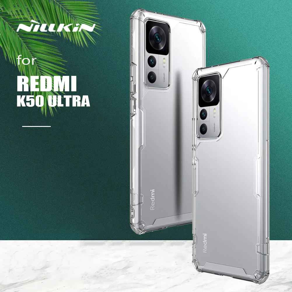 

Ультратонкий силиконовый прозрачный чехол nillkin для Xiaomi Redmi K50