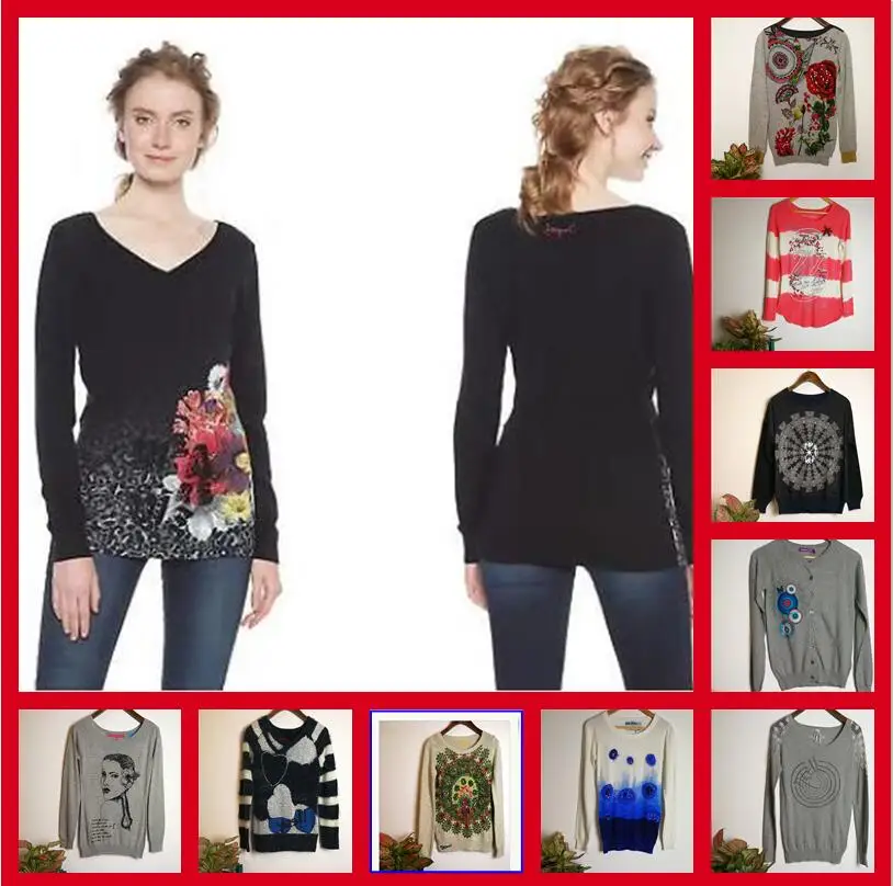 

spain women's new variety of styles knitwear sweaters