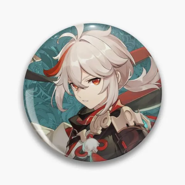 

Kazuha Genshin Impact Customizable Soft Button Pin Metal Hat Cartoon Gift Badge Funny Clothes Lapel Pin Women Jewelry Cute