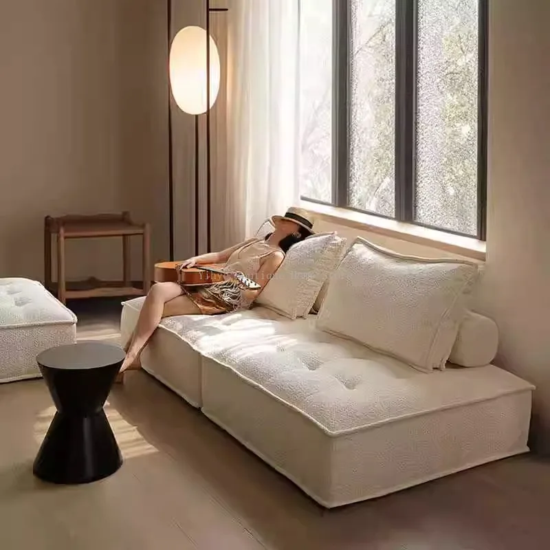 Скандинавский простой диван для гостиной комбинация без подлокотников