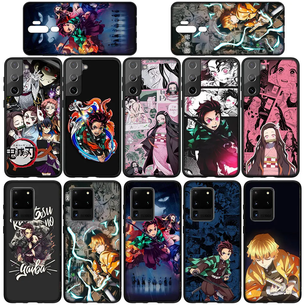 Чехол для телефона Kamado Tanjirou Nezuko рассекающий демонов чехол Xiaomi Redmi Note 12 11 10 9 Pro 9S 10S