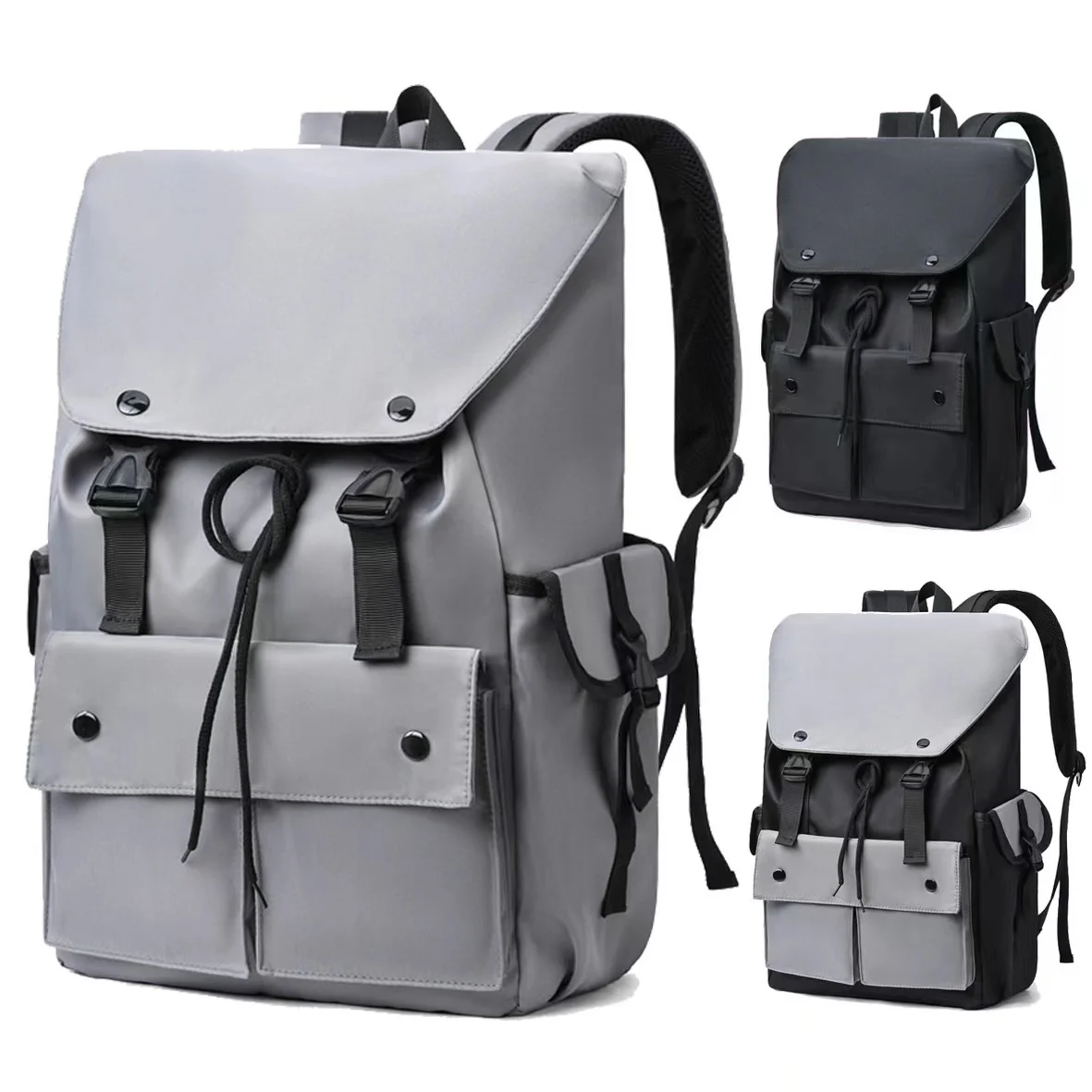 

New Fashion School Backpack for Teenage Boys Cool Schoolbag Waterproof Lightweight Travel Backpack College Large Bookbag