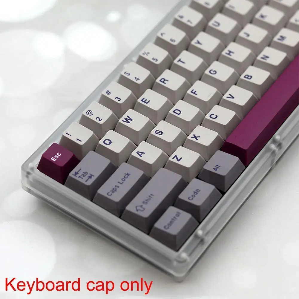 

For Gmk For Dmg Purple Gray Neutral With Abs Two-color Molding Keycap Original Height 167 Keys Boyfriend Gifts E8h1