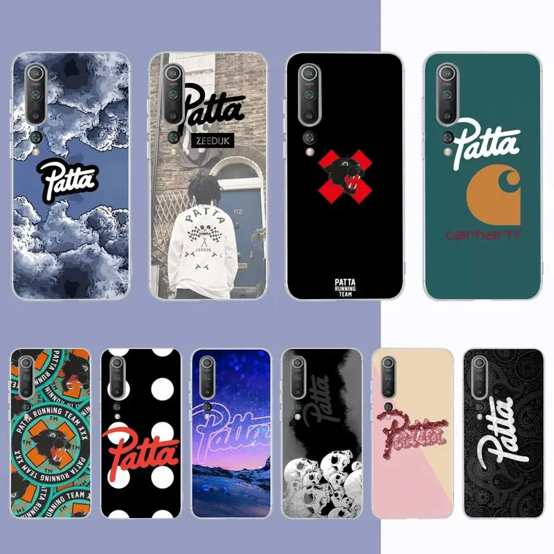 

Hot Dutch street fashion brand patta Phone Case for Samsung S21 A10 for Redmi Note 7 9 for Huawei P30Pro Honor 8X 10i cover
