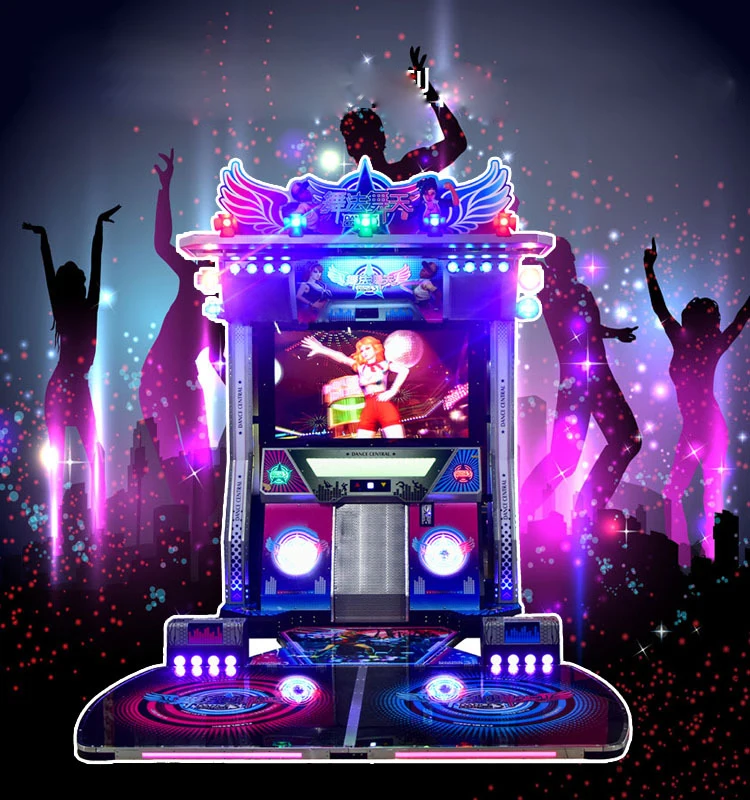 Популярная монетная танцевальная видеоигра аркадная игровая машина