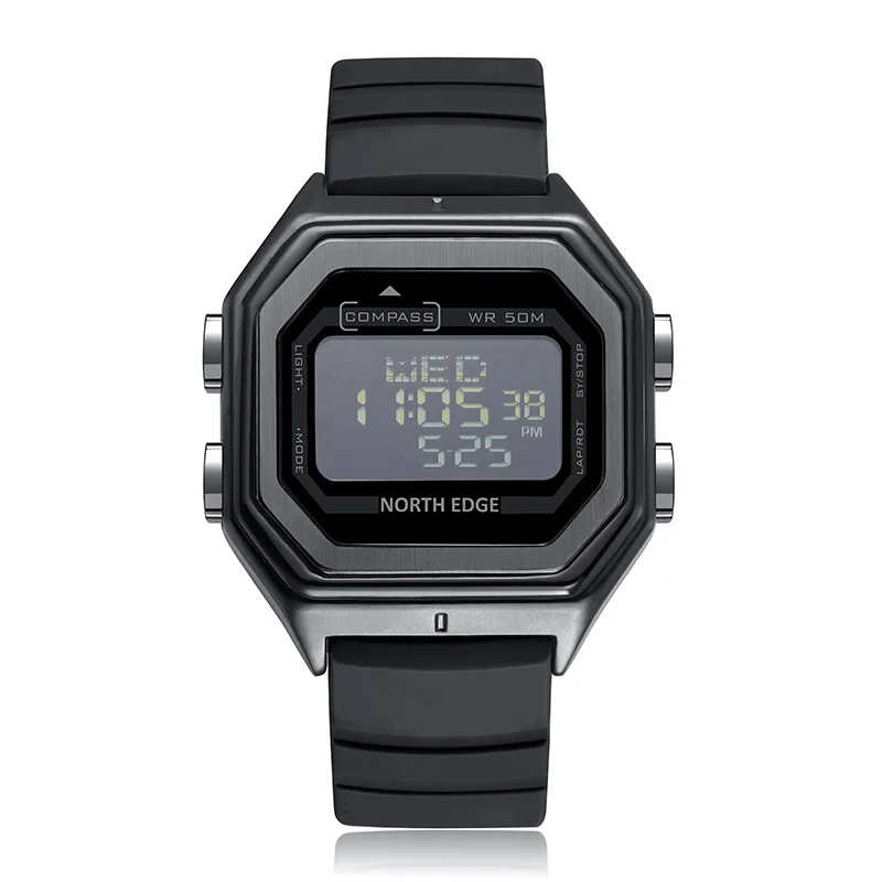 Metal Small Square Watch Waterproof Sports Compass Sport Military Style | Электроника