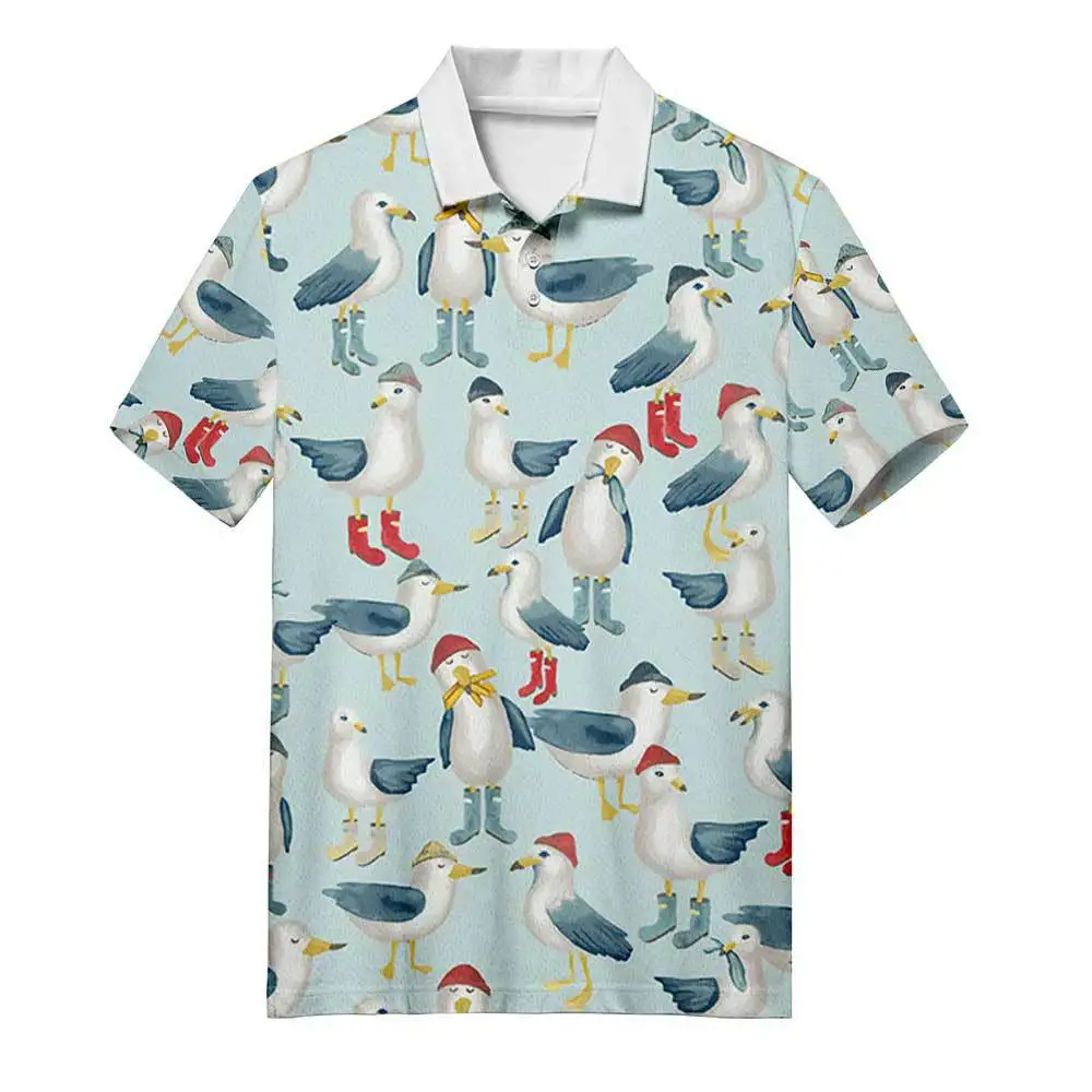 

Новинка 2022, белая деловая Повседневная Свободная рубашка с отложным воротником и короткими рукавами, с 3D-принтом и перекрестными краями, дл...