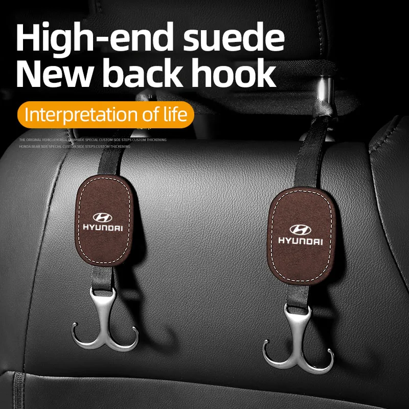 

Car Interior Seat Small Hook Storage Accessories For Hyundai Accent IX35 I10 Santafe Veloster Elantra Kona IX20 IX35 Genesis I30