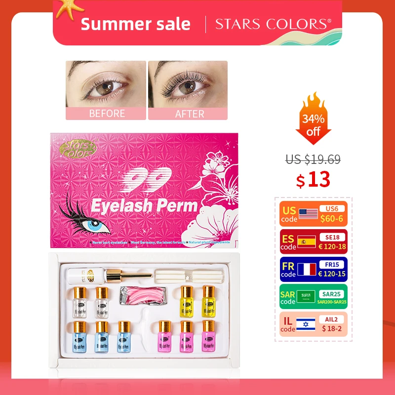 Eyelash Perm Kit for Eyelashes Perming Curing Up To Eye Lash Perment Kit Set Beauty Lash Lift Tools Growth Treatments