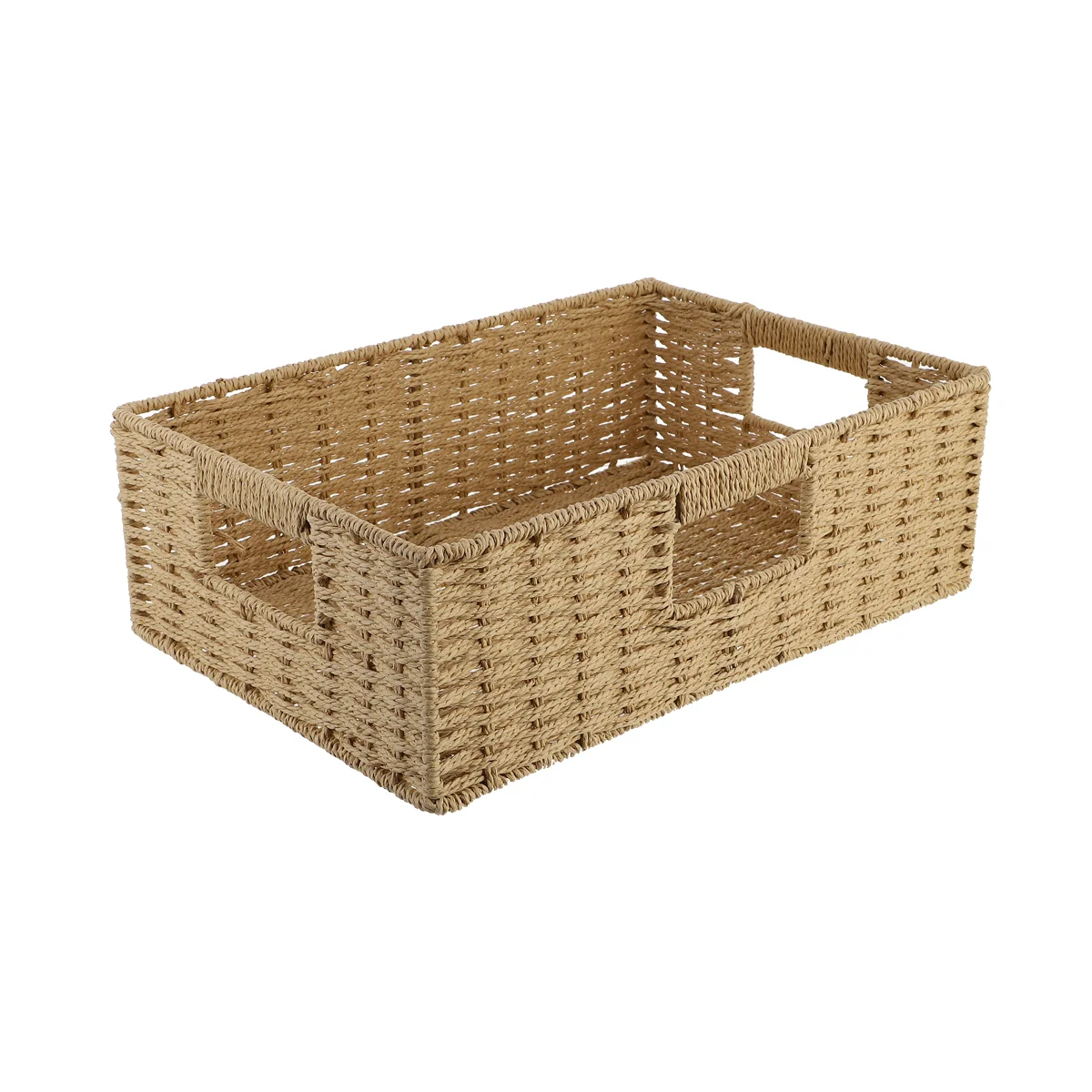 

Rattan Sundries Storage Basket Kids Toy Organizer Bins Grocery Weaving Desktop Baby