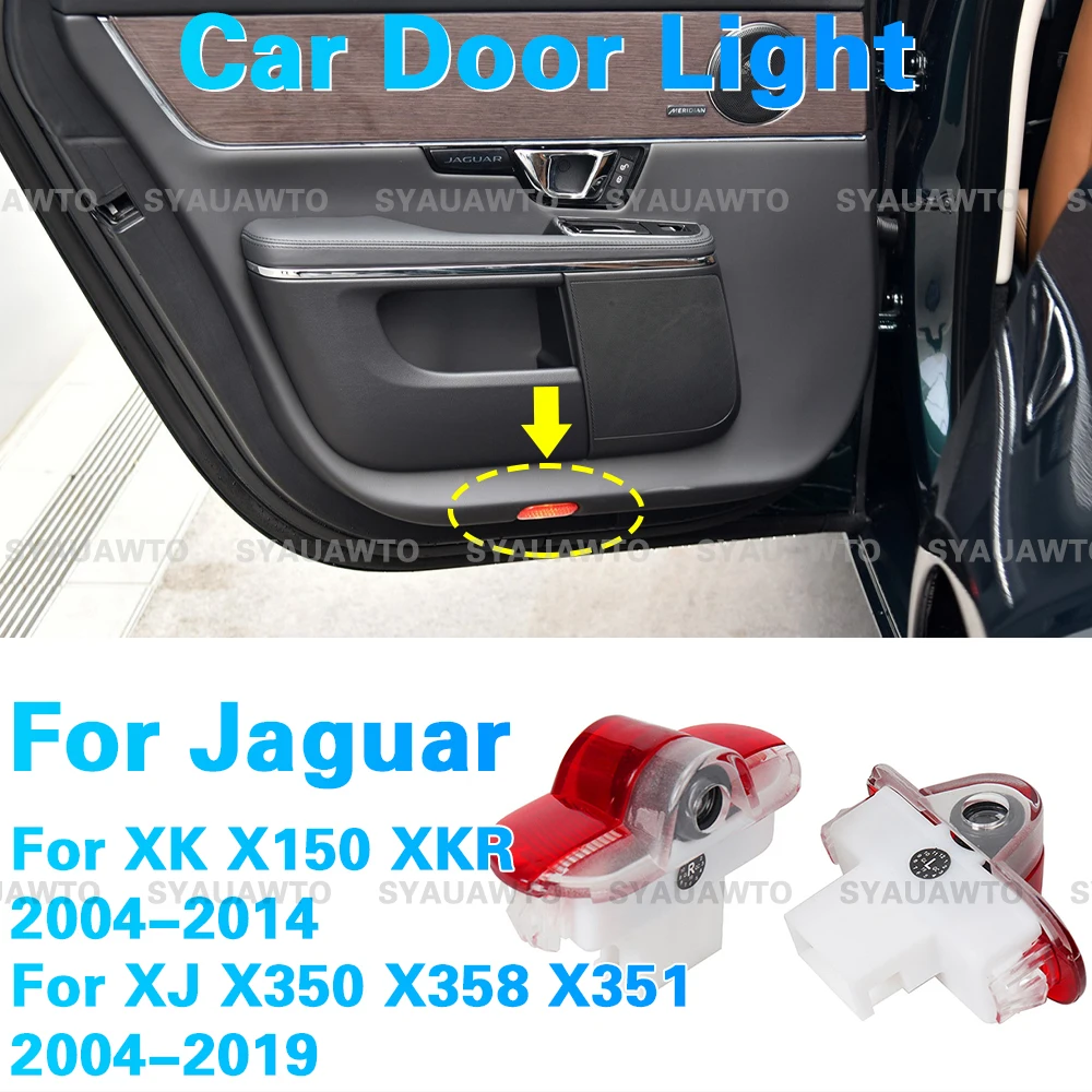 2X фонаря для автомобильной двери проектор аксессуары Jaguar XJ X350 X358 X351 XK X150 XKR 2004-2019