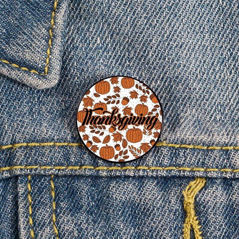 Женская Брошь в виде индейки на День Благодарения |