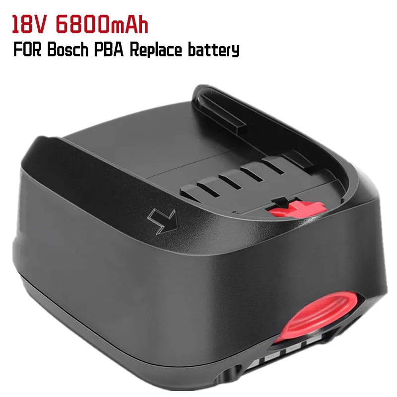 

18V 6800mAh Li-ion Battery for 18V PBA PSB PSR PST Home & Garden Tools (only for Type C) AL1830CV AL1810CV AL181