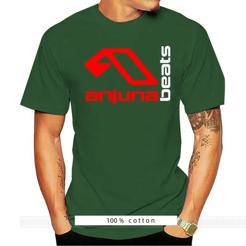 

Kaus Logo Anjunabeats Baru Kaus Katun S-5XL Kaus Mode Musim Panas Pria Ukuran Eropa